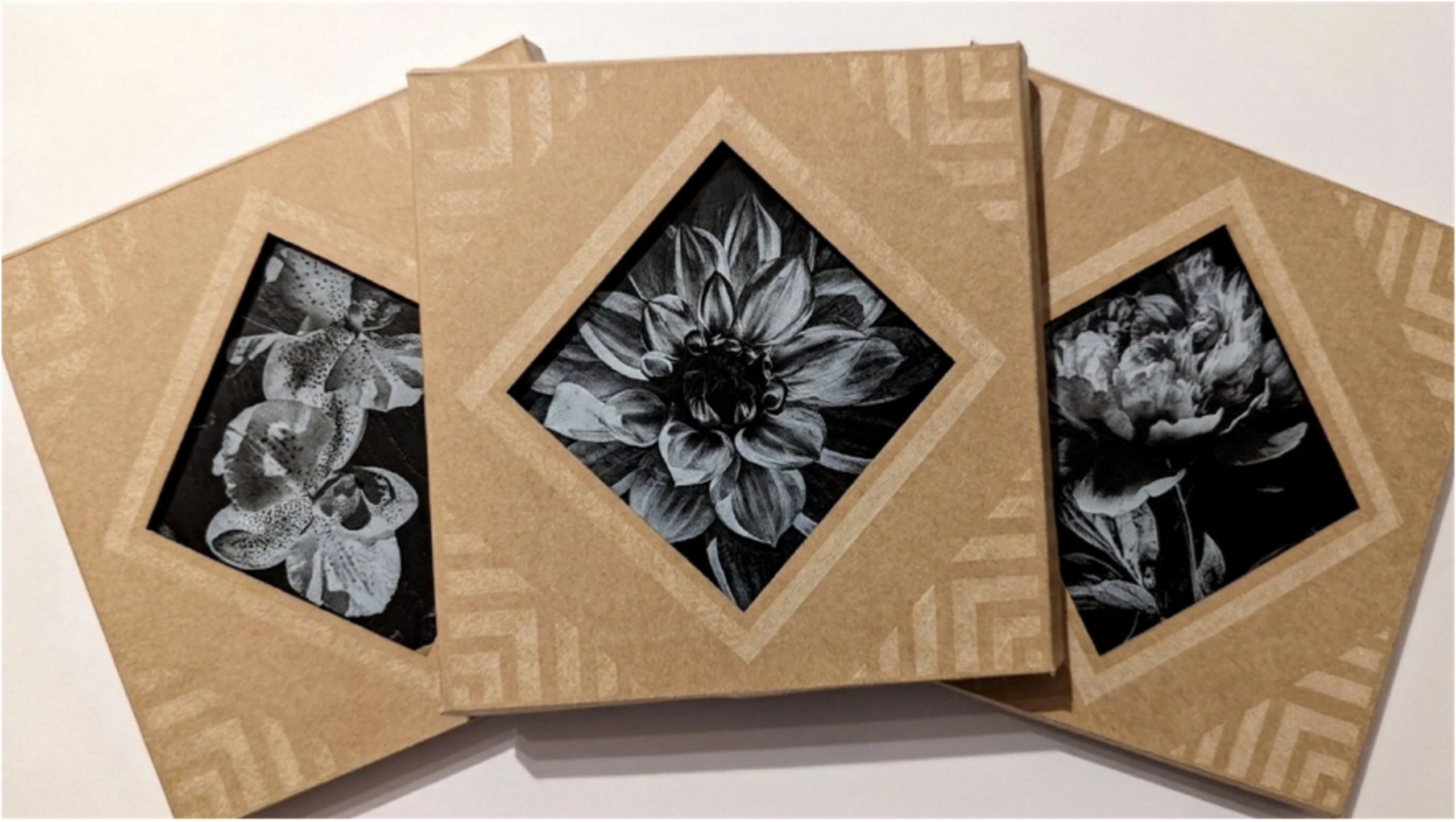 Sous verres ardoise lot de 3